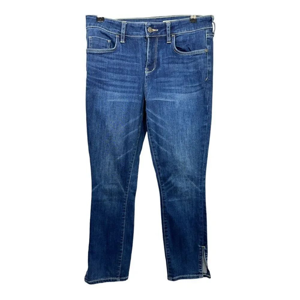 PILCRO AND THE LETTERPRESS ANTHROPOLOGIE Women’s Stet Slit Hem Jeans Blue 29
